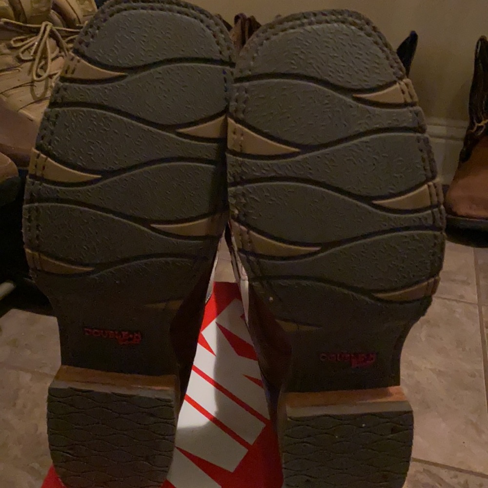 Cowboy boots brown and white size 10 - Picture 4 of 6
